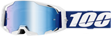 100% 50060-00002 100% Armatic Goggle Blue Mirror Blue Lens 50060-00002