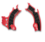 ACERBIS 2911441018 Acerbis X-Grip Frame Guards Hon Red/Black 2911441018