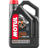 Motul 7100 Full Syn Engine Oil 4T 10W50 4L 4/Case 104098