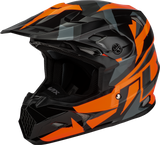 Gmax Mx-96S Splinter Helmet Black/Orange Lg D2961496