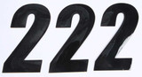 D-Cor 45-24-2 D-Cor Number 2 Black 4" 3/Pk 45-24-2