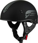 Gmax H16511815 Gmax Hh-65 Retribution Helmet Matte Black/Silver Md H16511815