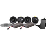 HOGTUNES ULTRA KITXL Hogtunes Dual Amp/Speaker Kit - Ultra Xl Ultra Kit-Xl