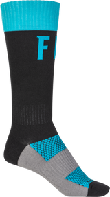 Fly Racing Mx Pro Socks Blue/Black Lg/Xl 350-0531L