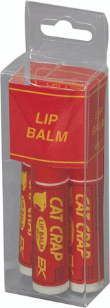 Cat Crap Lip Balm 0.15Oz 3/Pk 10509P