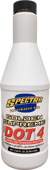 Spectro Dot 4 Golden Brake Fluid 12 Oz 310232