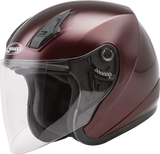 Gmax G317105N Gmax Of-17 Open-Face Helmet Wine Red Md G317105N