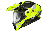 Scorpion Exo Exo-At960 Modular Helmet Topographic Hi-Vis/Black Lg 96-1055