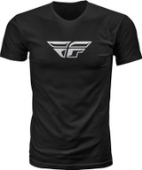 Fly Racing 352-0610S Fly Racing Fly F-Wing Tee Black Sm 352-0610S