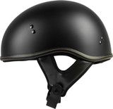 Highway 21 H77-1101X Highway 21 .357 Solid Half Helmet Matte Black Xl H77-1101X