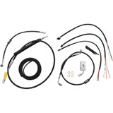 LA CHOPPERS LA8155KT216B La Choppers Handlebar Cable/Brake Line Kit - Quick Connect - Complete - 15" - 17" Handlebars - Black La-8155Kt2-16B