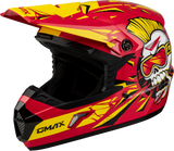 Gmax D3465231 Gmax Youth Mx-46Y Unstable Helmet Red/Yellow Ym D3465231