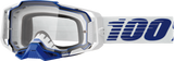 100% 50004-00031 100% Armega Goggle Blue Clear Lens 50004-00031