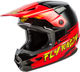 Fly Racing Youth Kinetic Surge Helmet Black/Red/Yellow Ym 73-8726Ym
