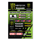 D-Cor Monster Kaw Decal Sht12Mil Monster Kaw Racing Decal Sheet 40-20-117