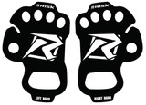 Risk Racing Palm Protectors Ultra Thin Black Lg 12698