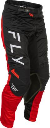 Fly Racing 379-32634 Fly Racing Kinetic Mesh Center Pants Black/White/Red Sz 34 379-32634
