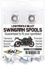 BOLT 2009-SSS.S Bolt Swingarm Spools Silver 2009-Sss.S