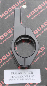 Modquad FLAG-1.5-BLK Modquad Flag Mount Horizontal Black 1.5" Flag-1.5-Blk