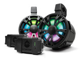 Ecoxgear Extrmtower 2-Pk 8  Spkr 2 Amp Speakers + 2 Batteries Blk Sei-Etampbat7701