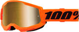 100% 50032-00009 100% Strata 2 Junior Goggle Neon Orange Mirror Gold Lens 50032-00009