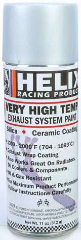 HELIX 165-1170 Helix Very High Temp Exhaust System Paint Flat Aluminum 11Oz 165-1170