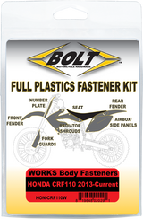 BOLT HON-CRF110W Bolt Body Work Fastener Kit Hon-Crf110W