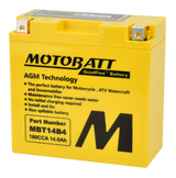 Motobatt Battery Mbt14B4 Sealed Factory Activated Mbt14B4 Motobatt Battery Mbt14B4 Sealed Factory Activated Mbt14B4