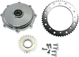 Harddrive Cush Drive Chain Conv Kit Chrome `09-16 Flh/Flt 201407