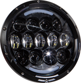 Harddrive Led Headlight 7" 105W Black 5500/3000 Lumens 820-0360