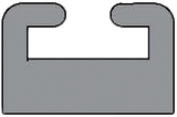 Garland Hyfax Slide Black 58.13" Garland# 29-58.13-2-01-01 232903