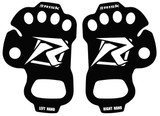 RISK RACING 12697 Risk Racing Palm Protectors Ultra Thin Black Sm/Md 12697
