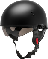 Gmax Hh-65 Half Helmet Naked Matte Black 2X H1650078