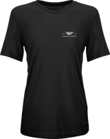 Fly Racing 356-0050S Fly Racing Women'S Fly Motto Tee Black Sm 356-0050S