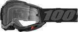 100% 50015-00006 100% Accuri 2 Enduro Moto Goggle Black Clear Lens 50015-00006