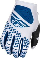 Fly Racing 378-5113X Fly Racing Kinetic Center Gloves White/Navy 3X 378-5113X