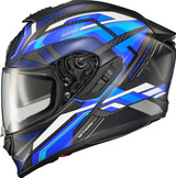 Scorpion Exo Exo-St1400 Evo Carbon Helmet Hex Matte Blue Md 14Ec-1014