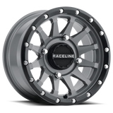 Raceline A95SG-57056+10 Raceline Trophy Wheel 15X7 4/156 5+2 (+10Mm) Stealth Grey A95Sg-57056+10