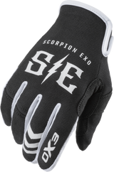 Scorpion Exo Air-Stretch Gloves Charge Black/White Xl G44-036