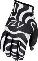 Fly Racing 378-741XS Fly Racing Lite Gloves Abyss White/Black Xs 378-741Xs