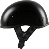 Highway 21 .357 Solid Half Helmet Gloss Black Xs H77-1100Xs