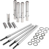 Rocket Performance Garage Llc Speedy Pushrod Kit W/Covers Chrome, Tc 99-17 1499109