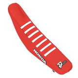 D-Cor Seat Cover Red W/White Ribs Hon 30-10-501