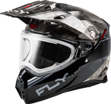 Fly Racing 73-31360X Fly Racing Trekker Cw Conceal Helmet Elec Shld Black/Grey/White Xl 73-31360X
