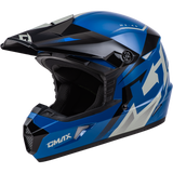Gmax D3464436 Gmax Mx-46 Compound Helmet Blue/Black/Grey Lg D3464436
