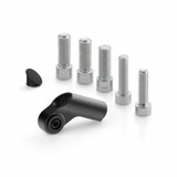 Rizoma Universal Mirror Adapter Side Mount Black Ea Bs887B