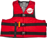 Fly Racing 221-30413XS Fly Racing Nylon Flotation Vest Red/White Xs 221-30413Xs