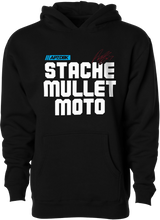 Dbk Stache Mullet Moto Yth Hoodie Black Ym Yhap-Stachemull-M