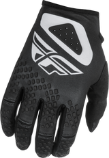 Fly Racing 378-4113X Fly Racing Kinetic Sym Gloves Black/White 3X 378-4113X