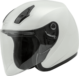 Gmax Of-17 Open-Face Helmet Pearl White Lg G317086N